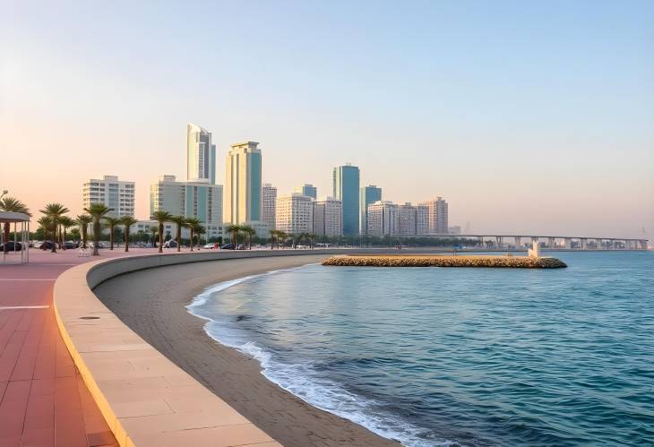 Stunning Morning View at Al Khobar Corniche